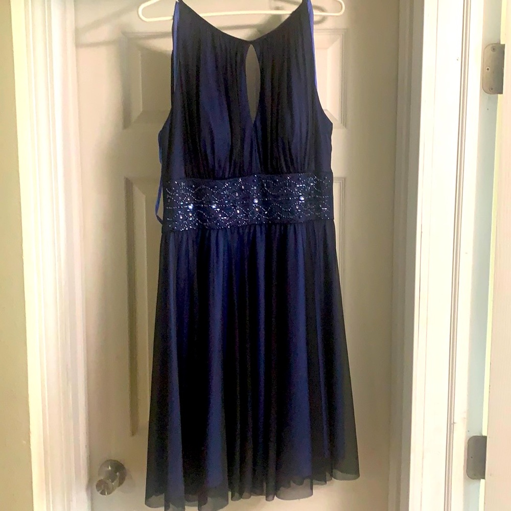 Navy blue dress